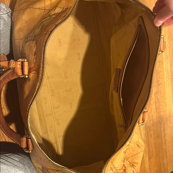 Vintage Alviero Martini Map Print Travel Bag - Picture 2 of 16